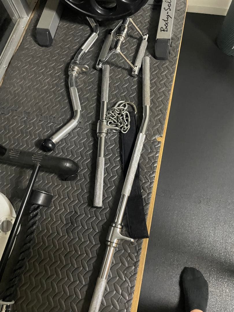 引き取り限定 大阪市　　　　タフスタッフパワーラック　ラットプーリーローセット