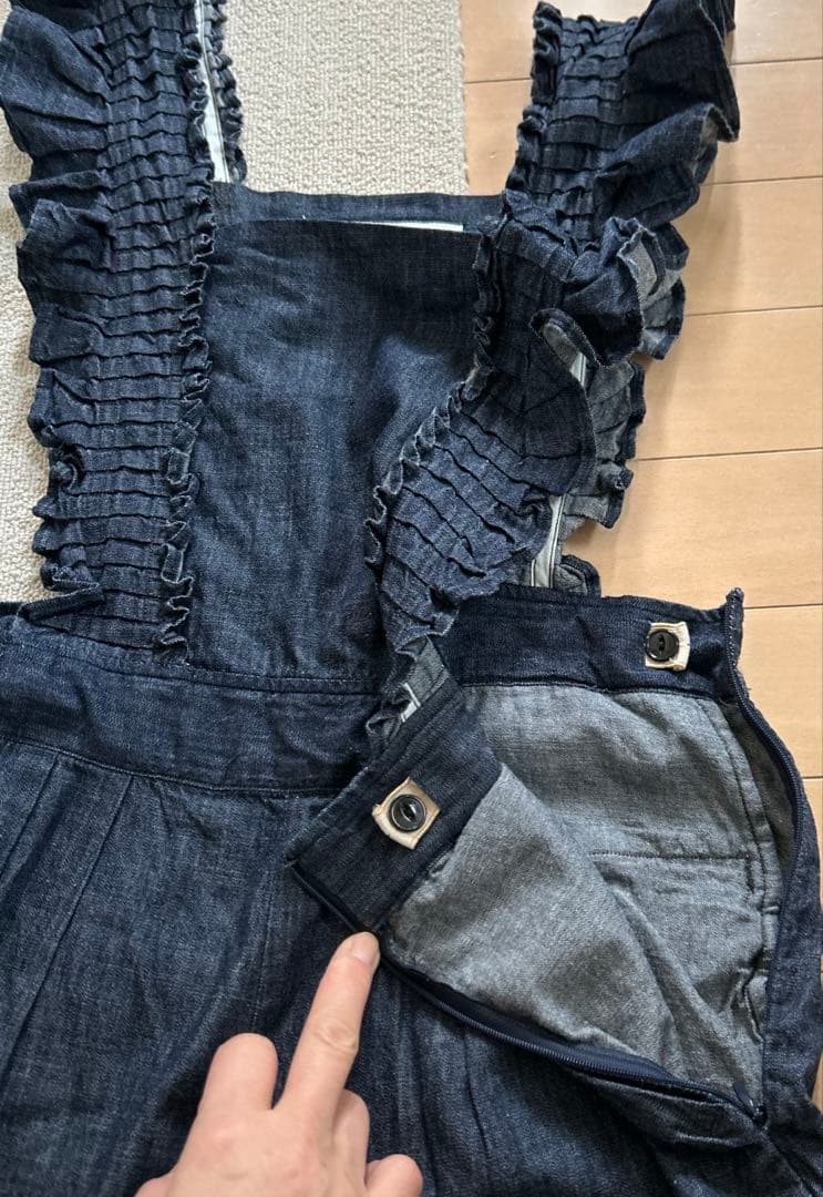 GO TO HOLLYWOOD デニムオーバーオール インディゴ 01