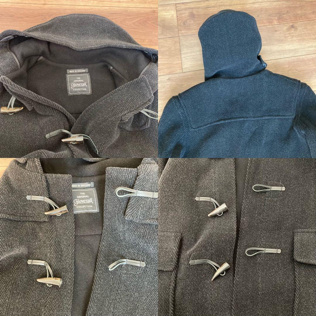グローバーオール Gloverall ダッフルコート XL ヘリンボーン