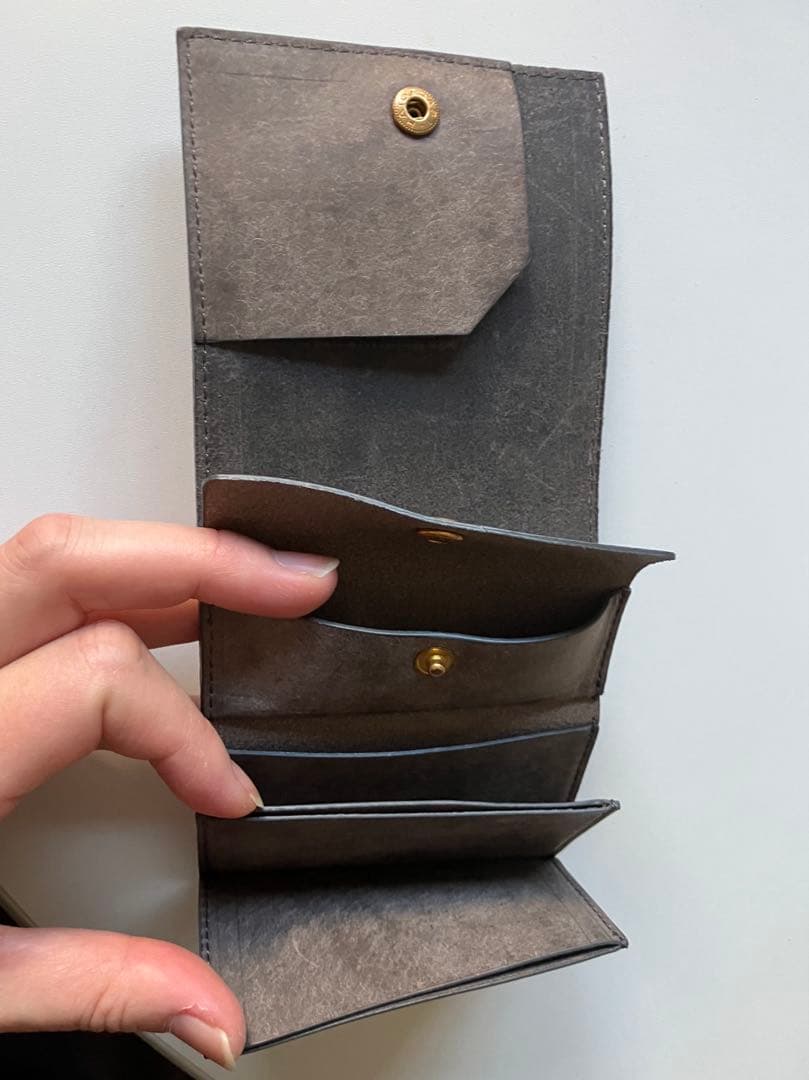 ROTAR ワークプレート スリム ウォレット グレー