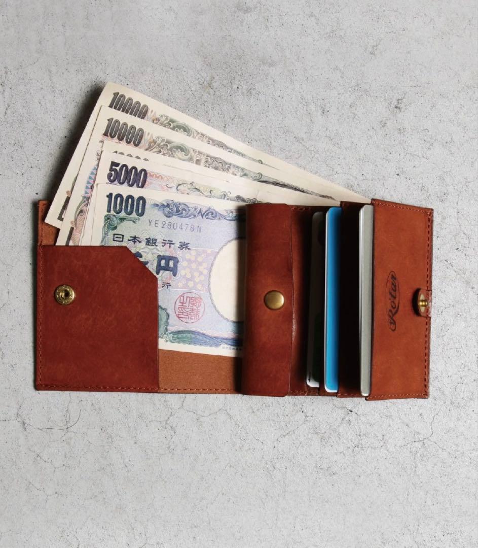 ROTAR ワークプレート スリム ウォレット グレー