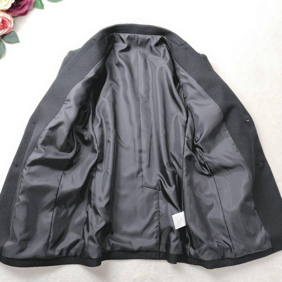 極美品✨ 男子 150 卒業式 フォーマルスーツ 5点セット 黒 POLOシャツ