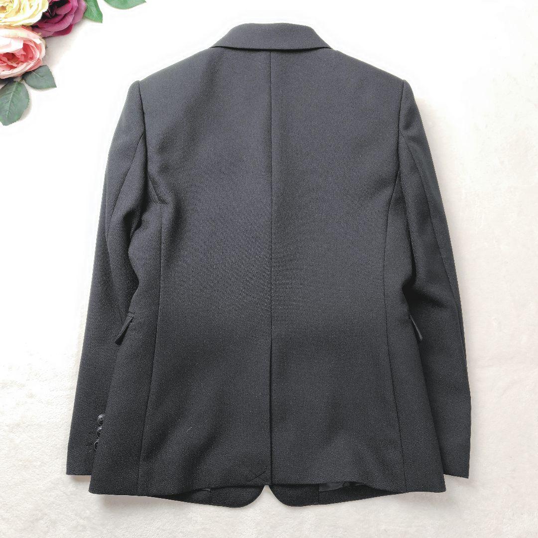 極美品✨ 男子 150 卒業式 フォーマルスーツ 5点セット 黒 POLOシャツ