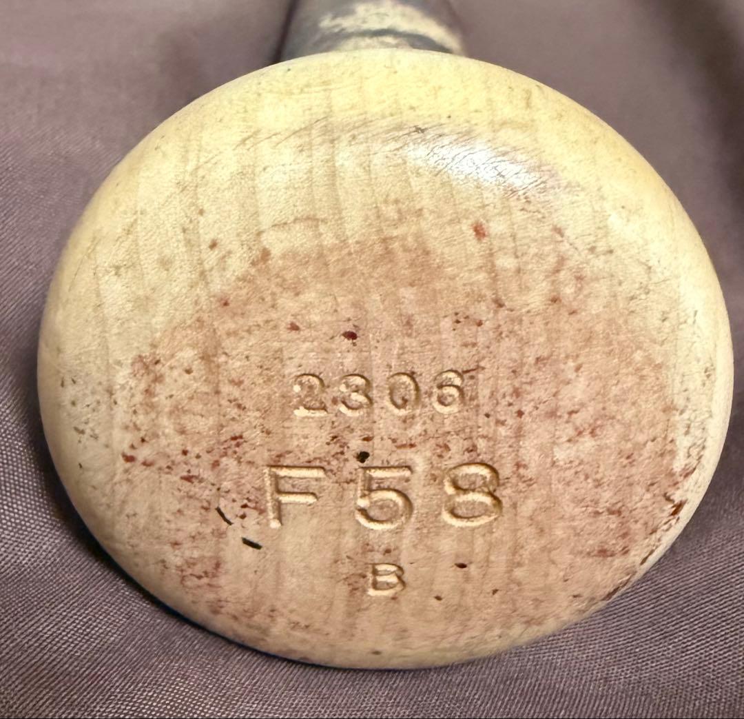 北海道日本ハムファイターズ 奈良間 選手 実使用 バット 支給品 野球 NPB