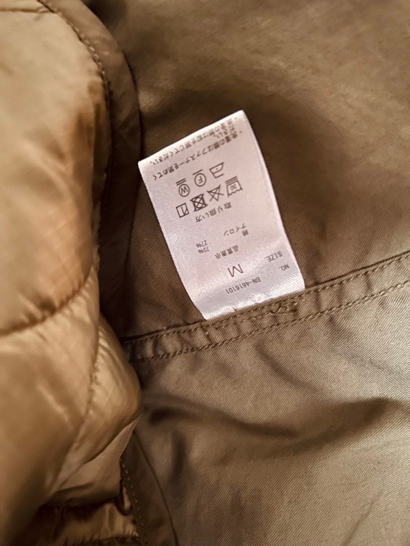 BACK NUMBER ミリタリージャケット Mサイズ オリーブ モッズコート