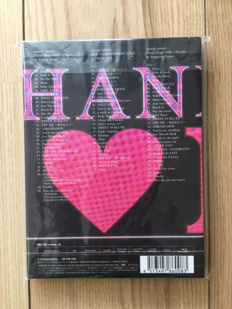 安室奈美恵 Final Tour 2018 札幌ドーム公演 DVD 初回限定盤