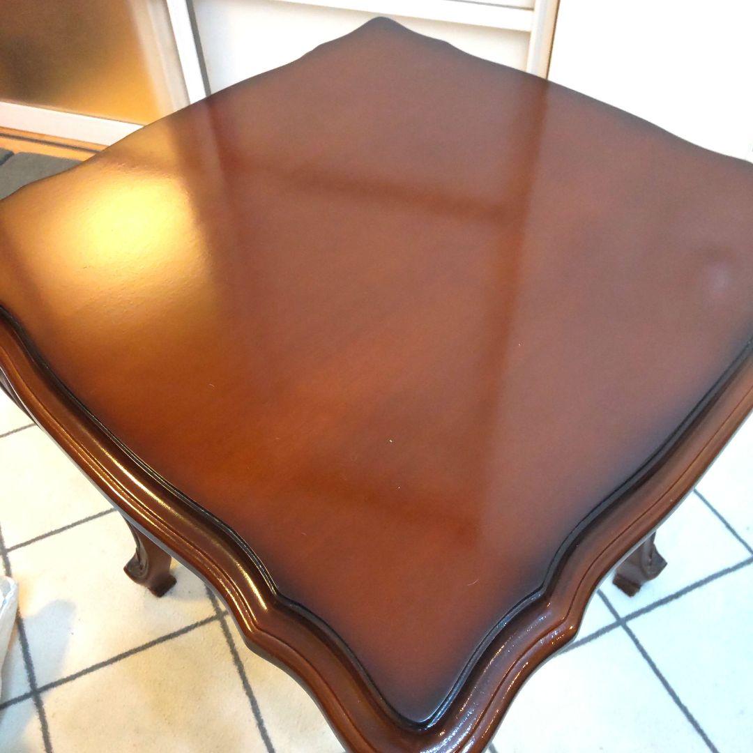 JAMページ 猫脚 アンティーク マホガニー家具 サイドテーブル