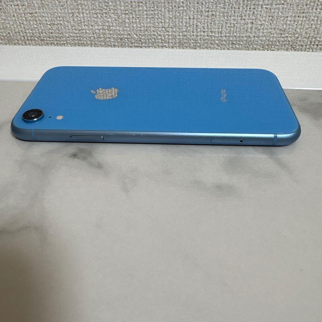 iPhone XR ブルー 動作確認済み 状態良