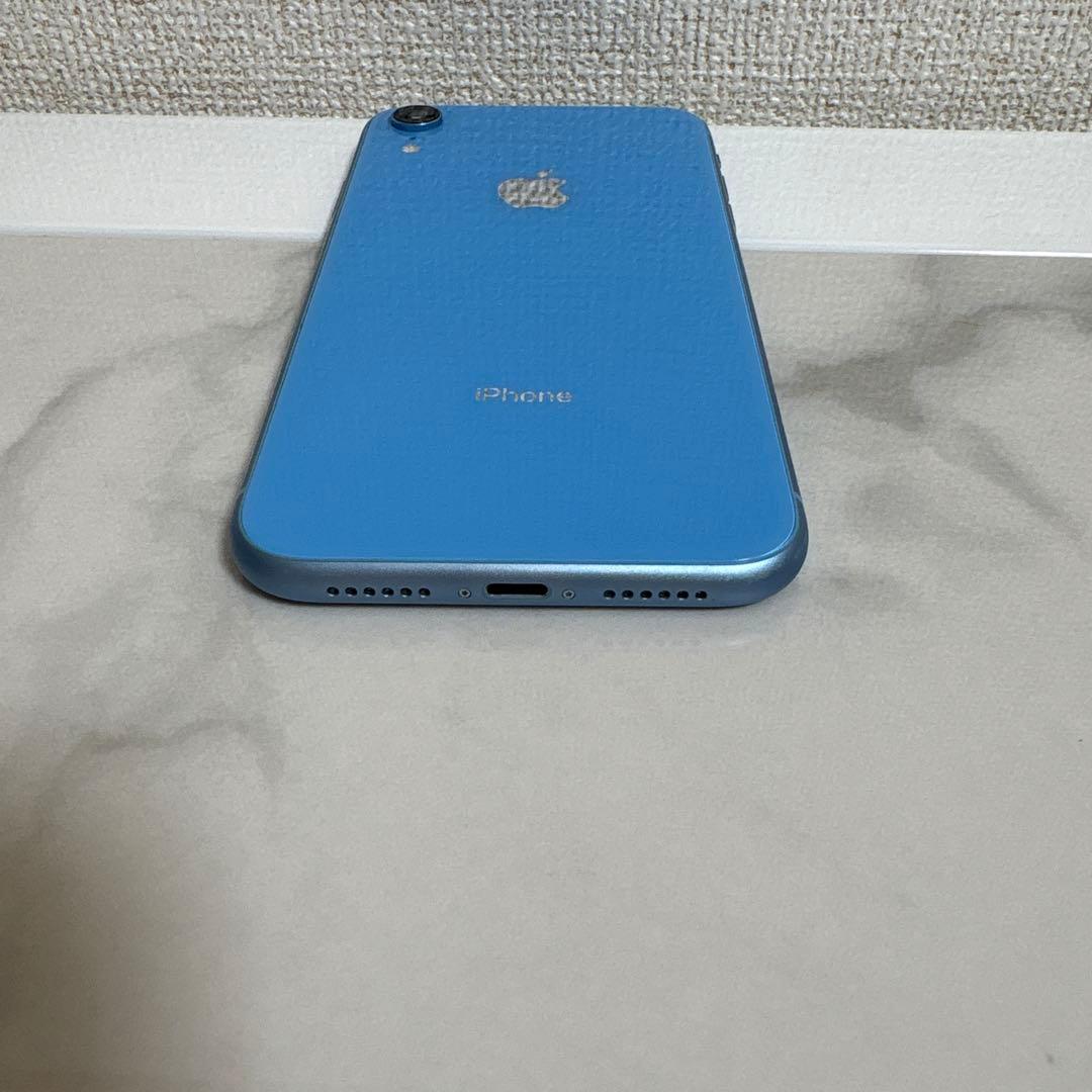 iPhone XR ブルー 動作確認済み 状態良