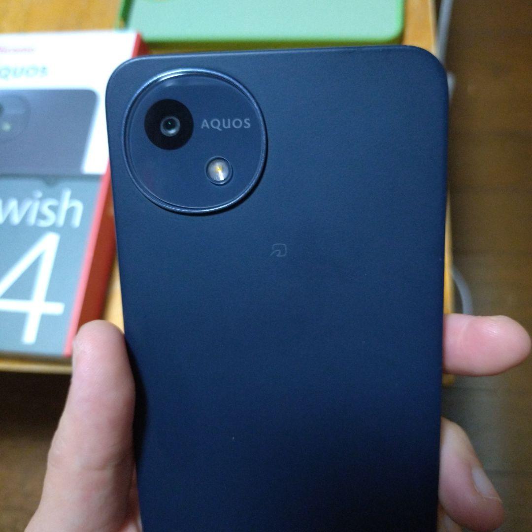 【美品・おまけ付き】AQUOS wish4ブラック 本体