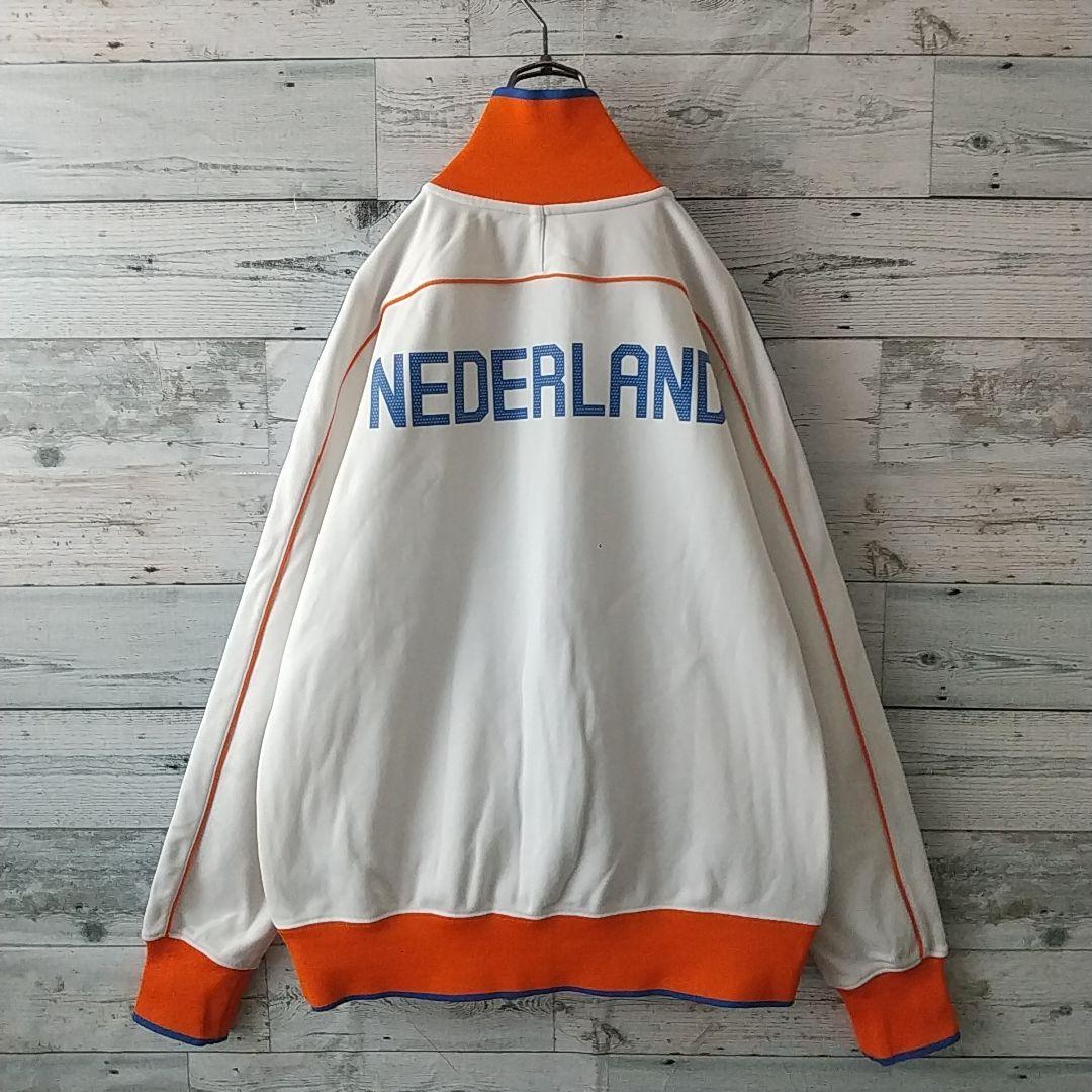 希少カラー☆ナイキ オランダ代表 刺繍 エンブレム トラックジャケット M
