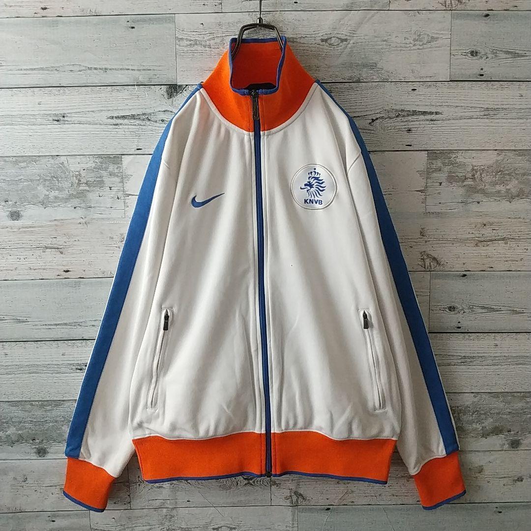 希少カラー☆ナイキ オランダ代表 刺繍 エンブレム トラックジャケット M
