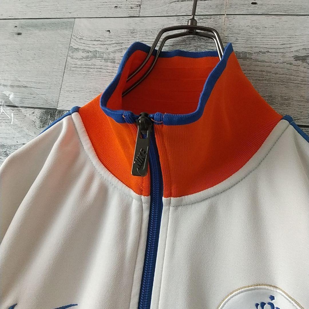 希少カラー☆ナイキ オランダ代表 刺繍 エンブレム トラックジャケット M