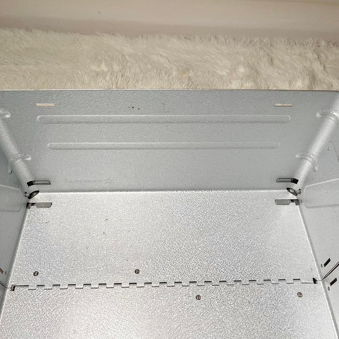 【良品】スノーピーク シェルフコンテナ25 天板付 2台セット