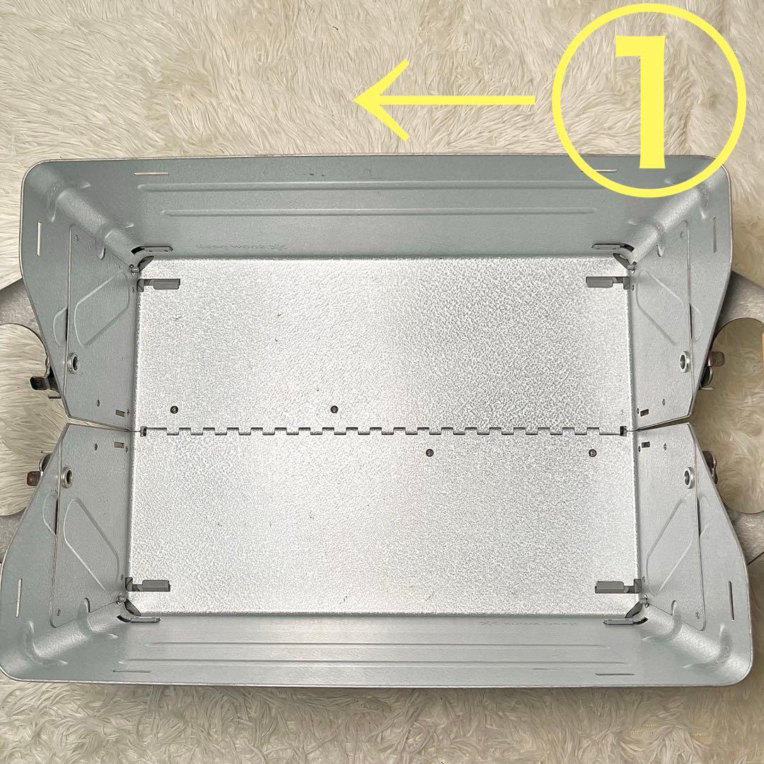 【良品】スノーピーク シェルフコンテナ25 天板付 2台セット