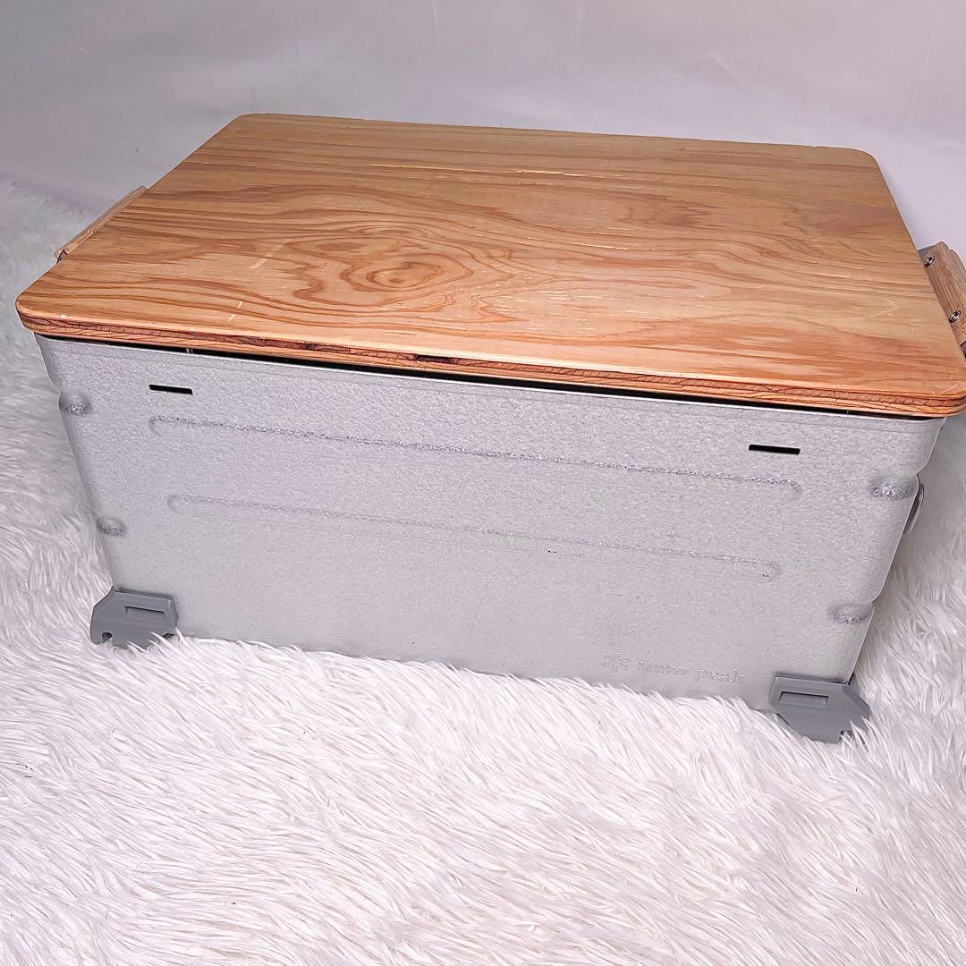 【良品】スノーピーク シェルフコンテナ25 天板付 2台セット