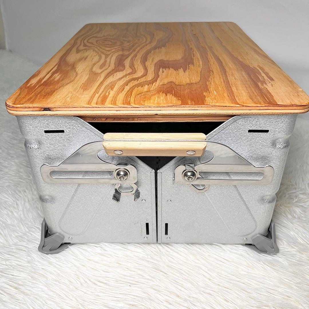 【良品】スノーピーク シェルフコンテナ25 天板付 2台セット