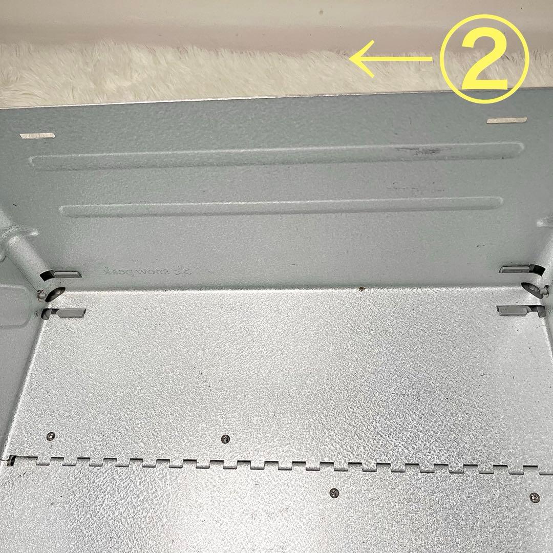 【良品】スノーピーク シェルフコンテナ25 天板付 2台セット