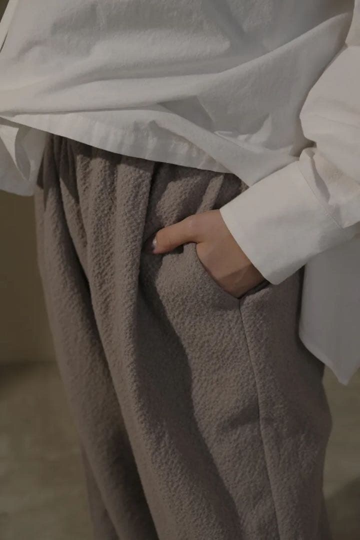 evam eva ワイドパンツ　リゼッタ　art&science