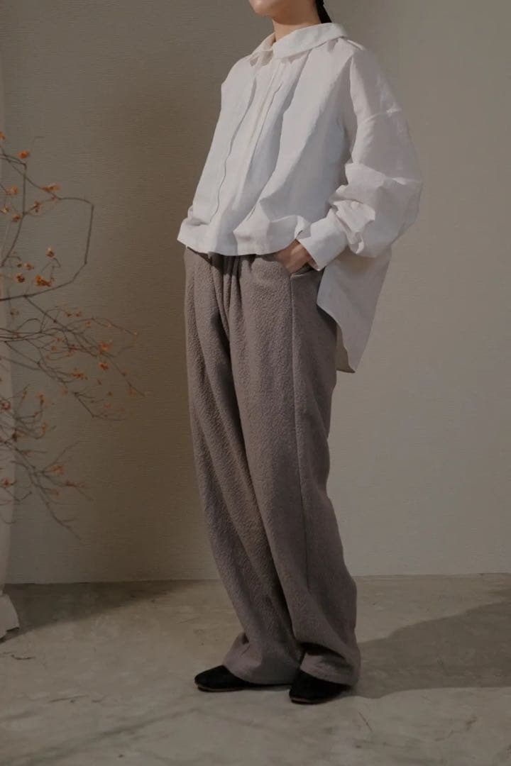 evam eva ワイドパンツ　リゼッタ　art&science