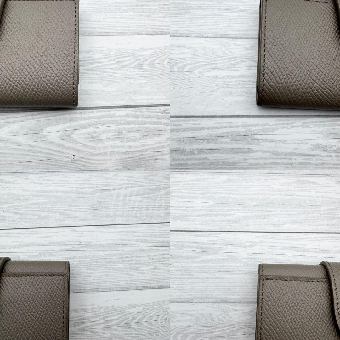 【極美品】セリーヌ 6連 キーケース ぺブル　レザー　箱付き