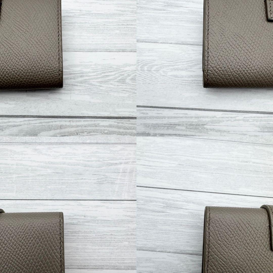 【極美品】セリーヌ 6連 キーケース ぺブル　レザー　箱付き