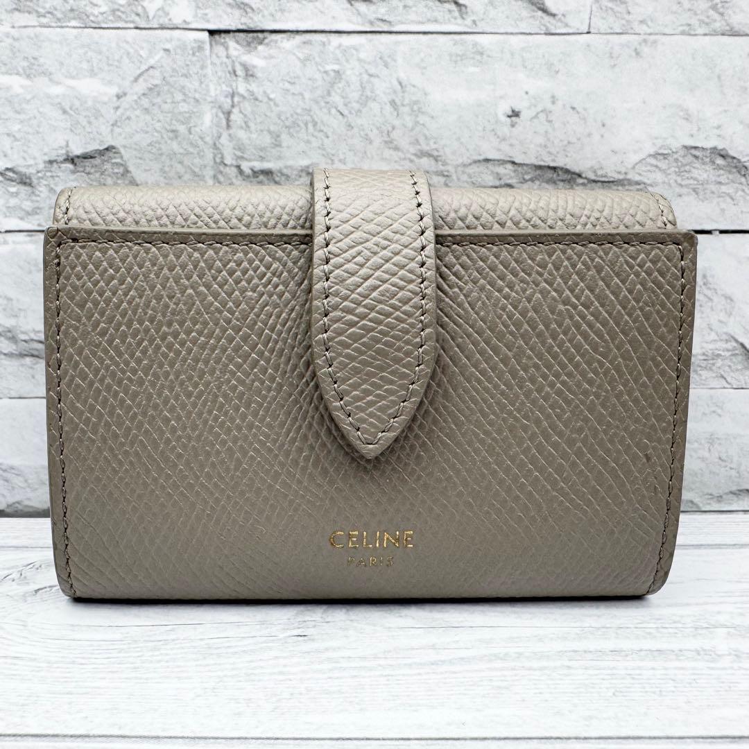 【極美品】セリーヌ 6連 キーケース ぺブル　レザー　箱付き