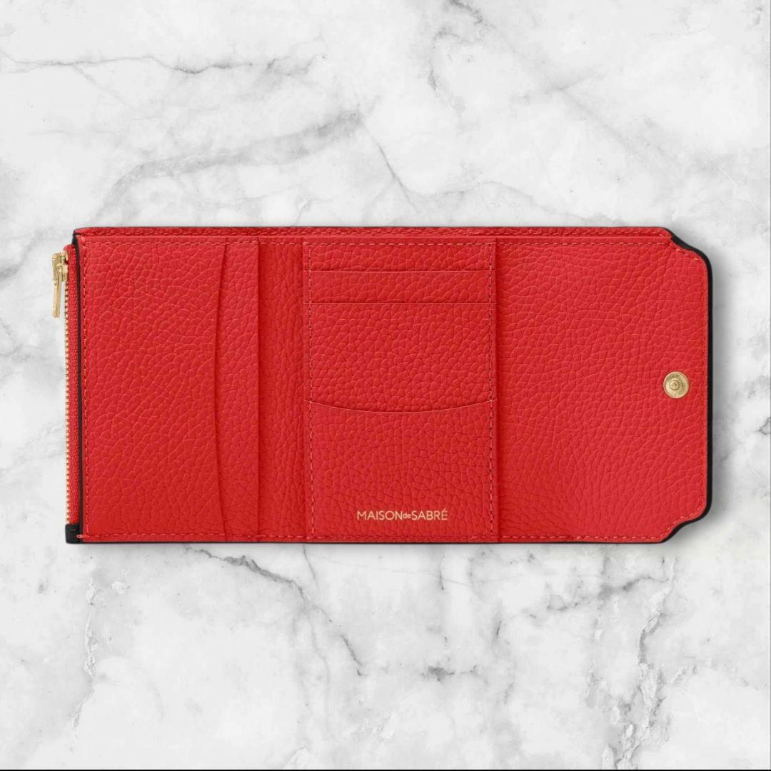 値下げ！美品！　メゾンドサブレ　三つ折り　財布　ウォレット　ケース　セット