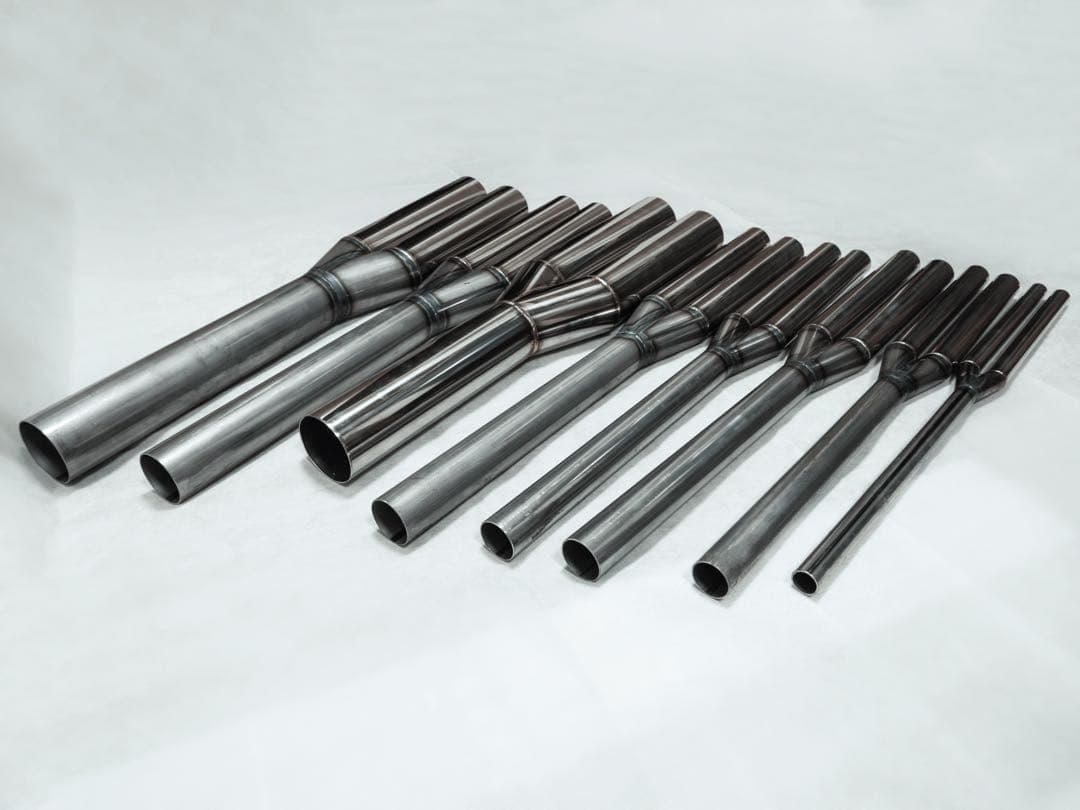 デュアルマフラー　60.5 汎用　ワンオフ　マフラー