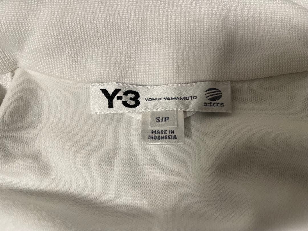 Y-3 adidas ジップアップ　トラックジャケット　ホワイト　P95441