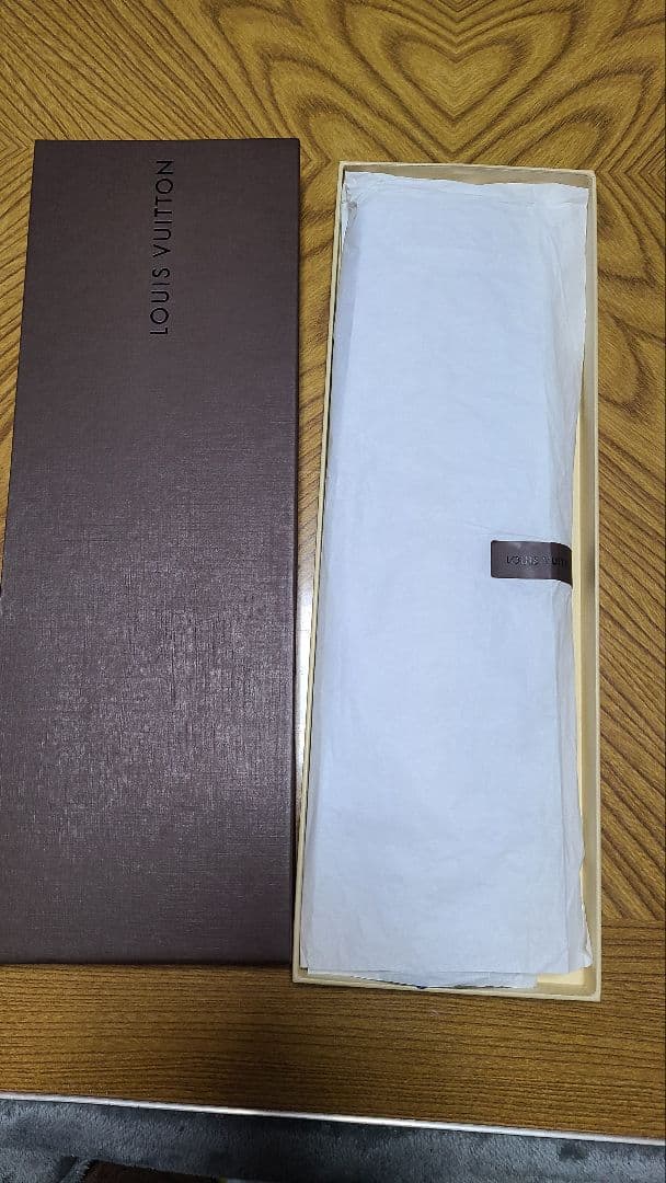[美品]LOUIS VUITTON ブルー チェック柄 ネクタイ 箱付き