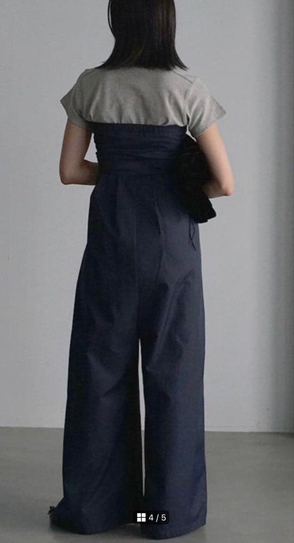 room306 Bare Tuck Wide All-in-one【NAVY】