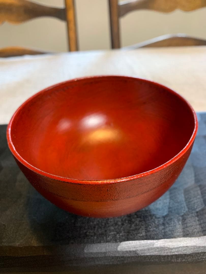 山岸厚夫　　汁椀　渕布刷毛　曙　新品に近い美品