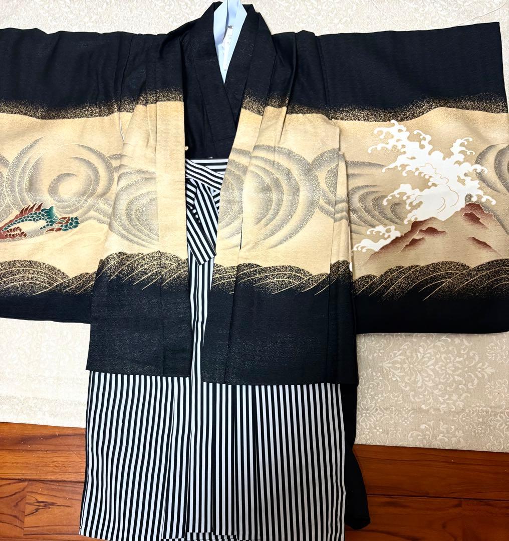 七五三　5才　男の子　晴れ着　一度使用クリーニング済　美品