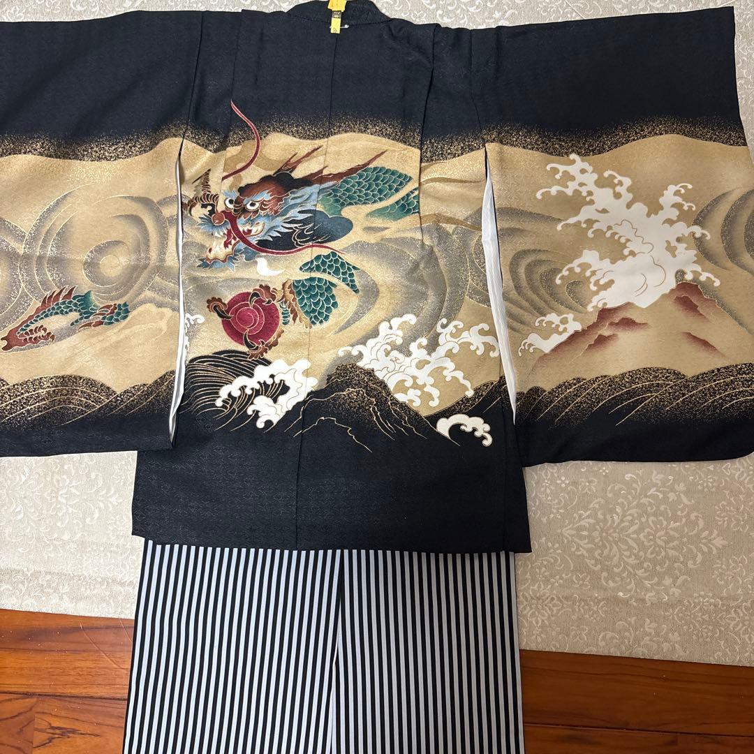 七五三　5才　男の子　晴れ着　一度使用クリーニング済　美品