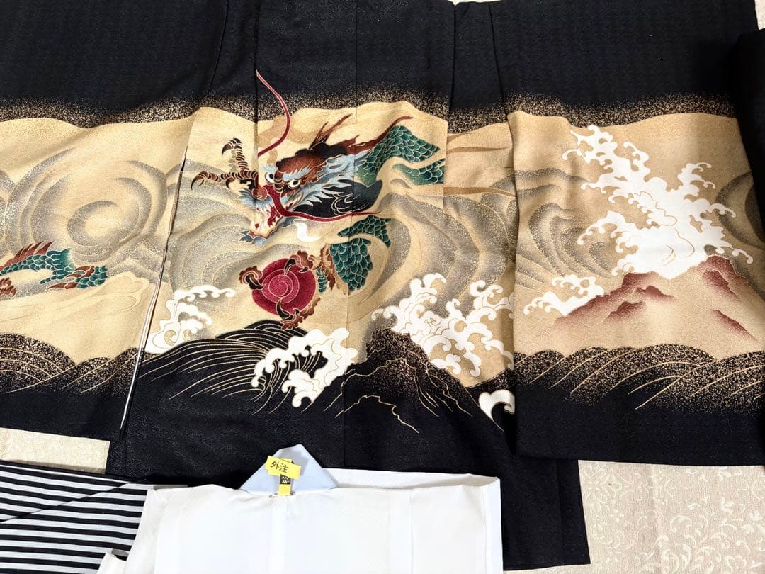 七五三　5才　男の子　晴れ着　一度使用クリーニング済　美品