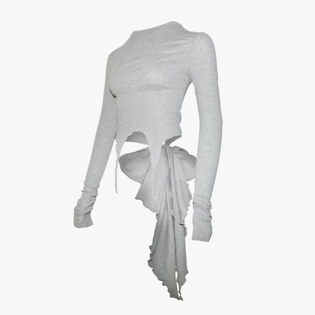 トップス S ribbon tail tops THEREDTHREAD