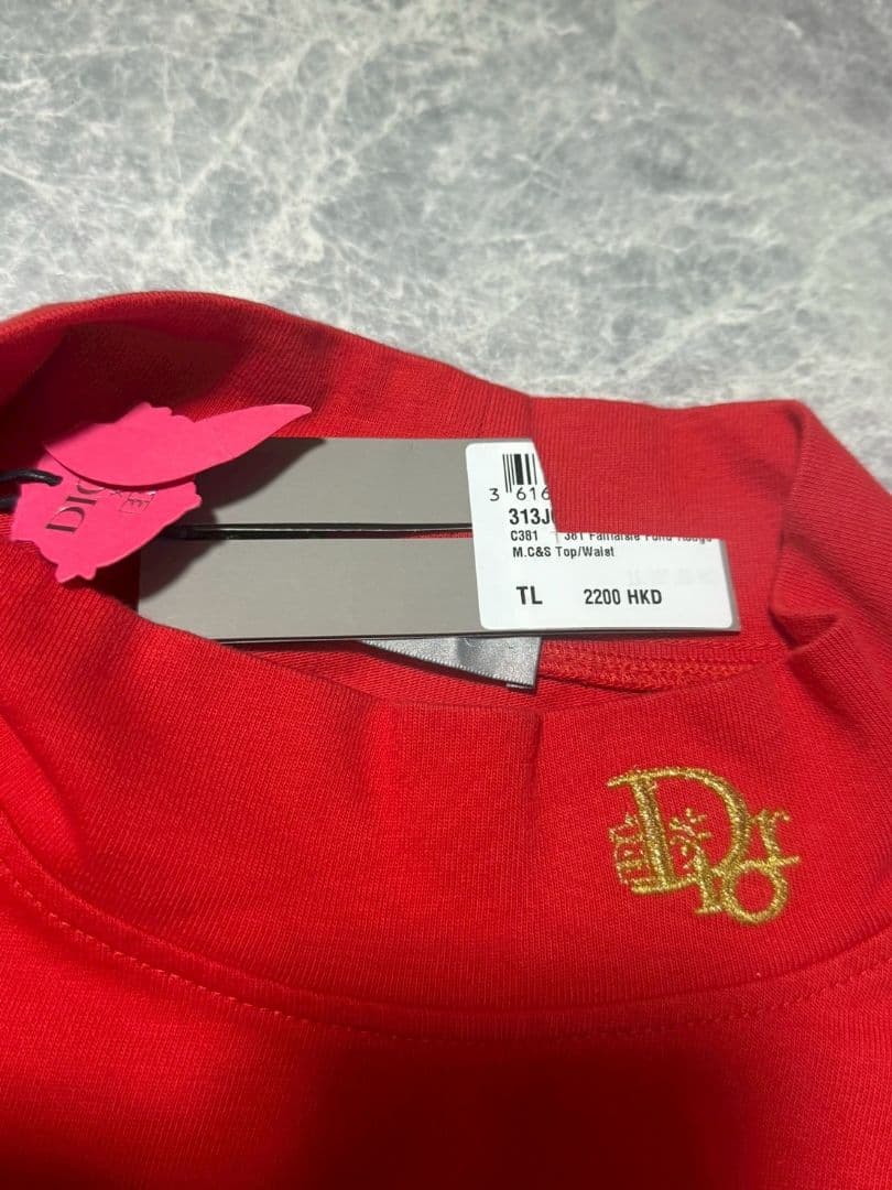 22万円 DIOR 2023SS ERL ディオール ラビットパッチ ロンT L