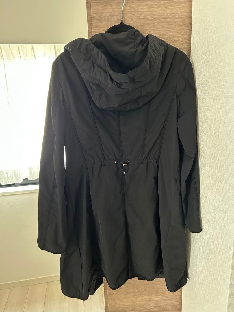 MONCLER ブラック トレンチコート