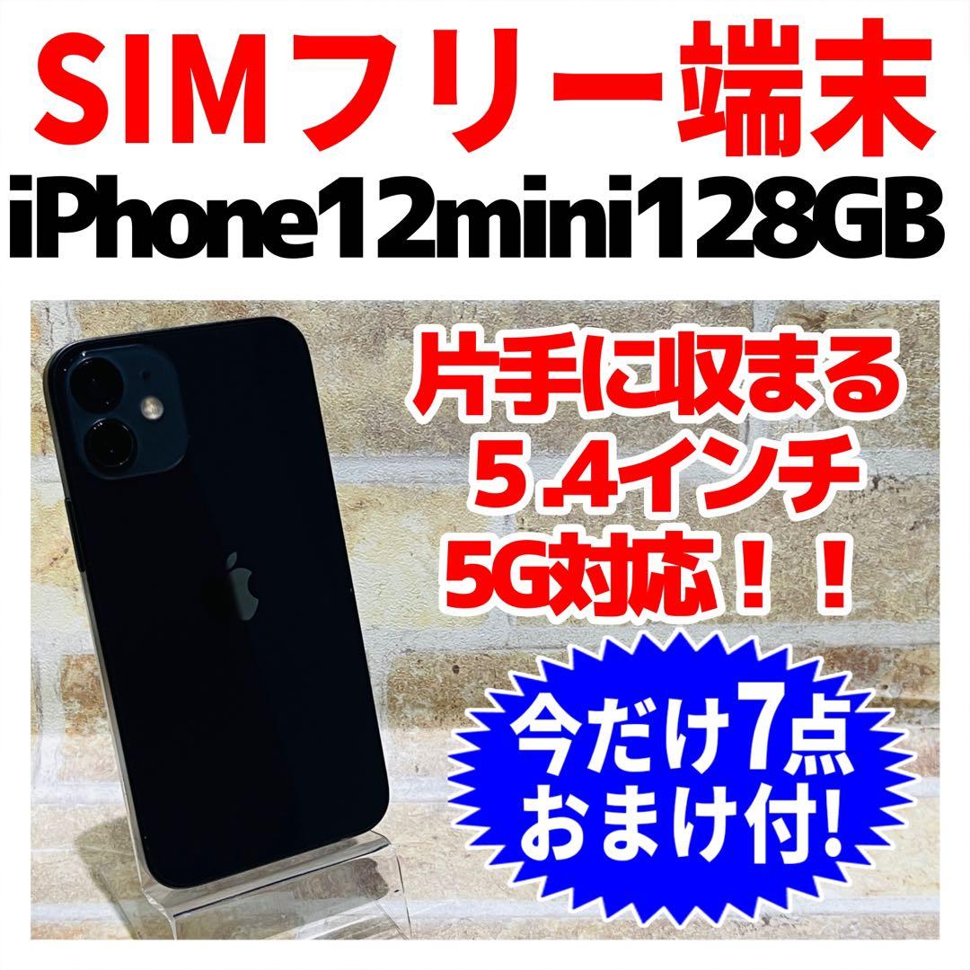 SIMフリー iPhone12mini 128GB ブラック 電池良好