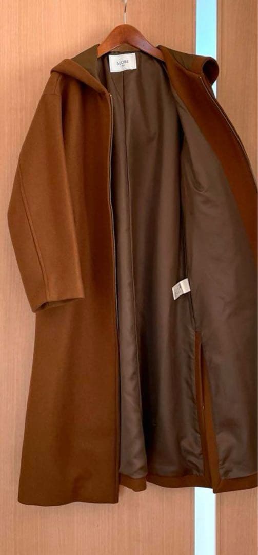 ☆未使用☆スローブイエナ 定価27,500円 HAMILTONフードロングコート