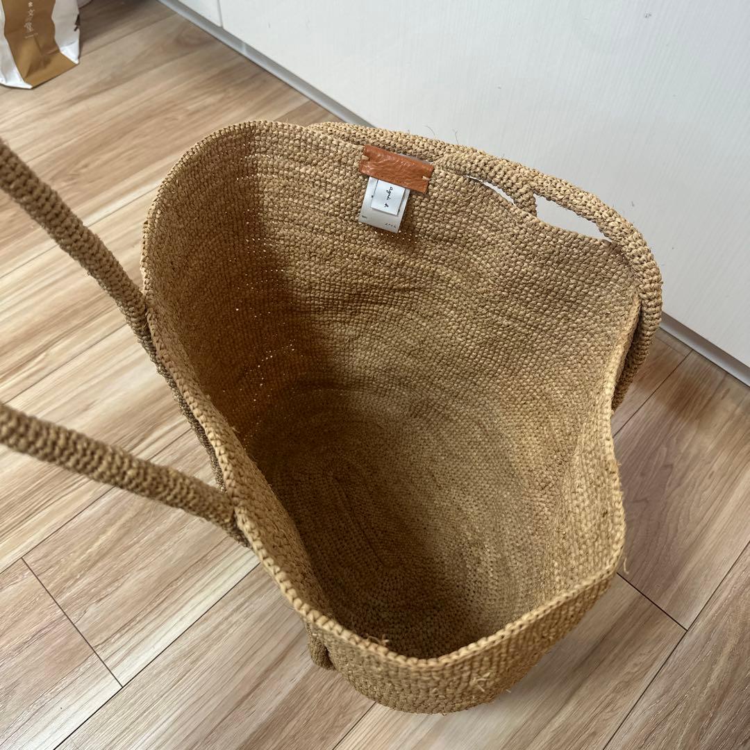 agnès b. アニエスベー　 ラフィア　トートバック　カゴバック