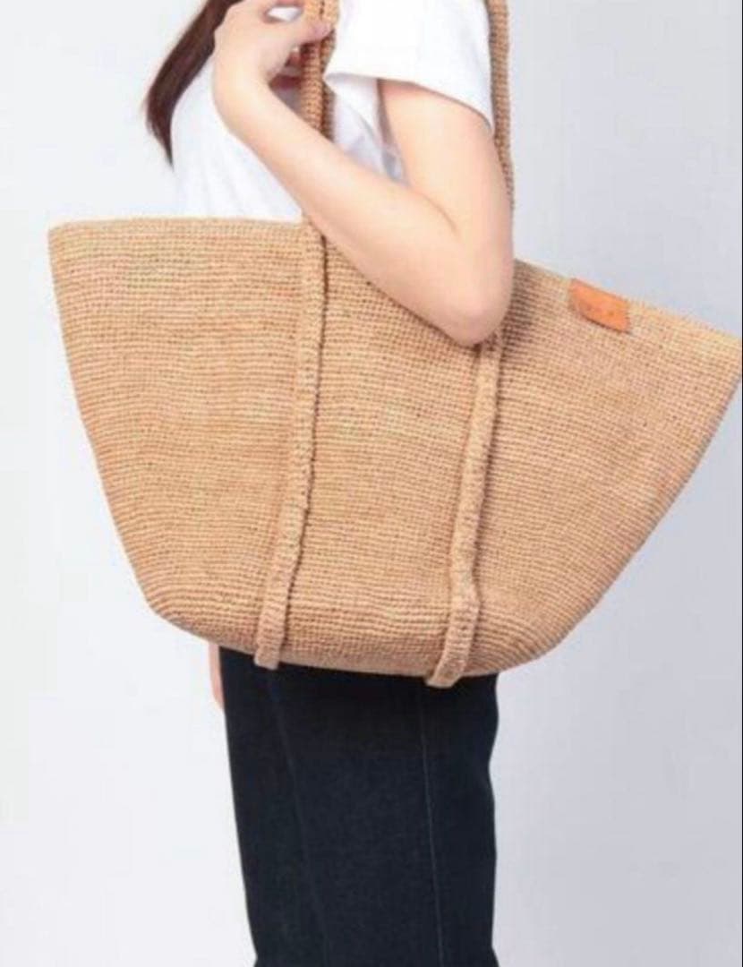 agnès b. アニエスベー　 ラフィア　トートバック　カゴバック