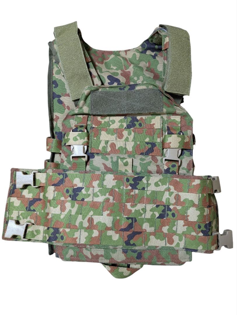 陸自 18式防弾ベスト プレキャリ　プレートキャリア　陸上自衛隊迷彩　3型