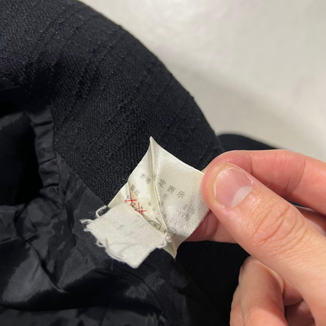 クリスチャンディオール ツイード テーラードジャケット M ウール シルク