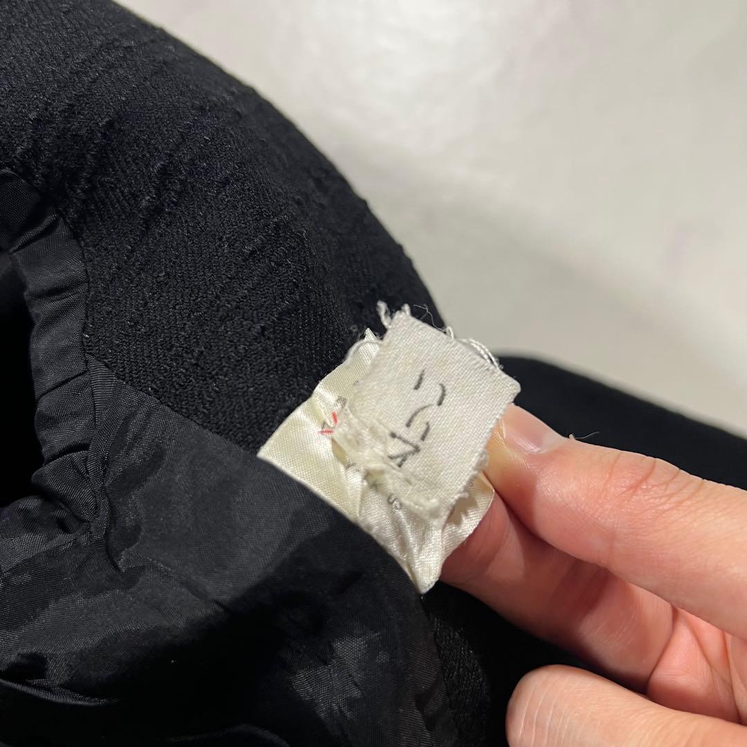 クリスチャンディオール ツイード テーラードジャケット M ウール シルク