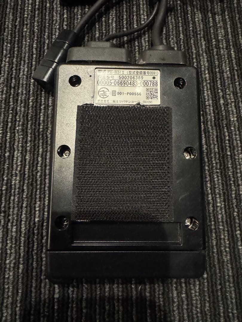 バイク用ETC MSC-BE51-Ⅱ 2アンテナ分離型　動作確認済