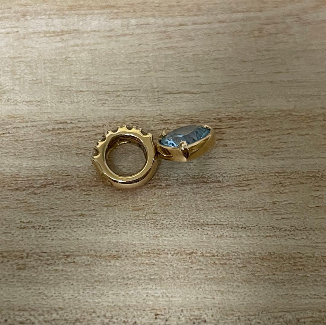 ようこさま専用festaria k18PGブルートパーズ ペンダントトップ