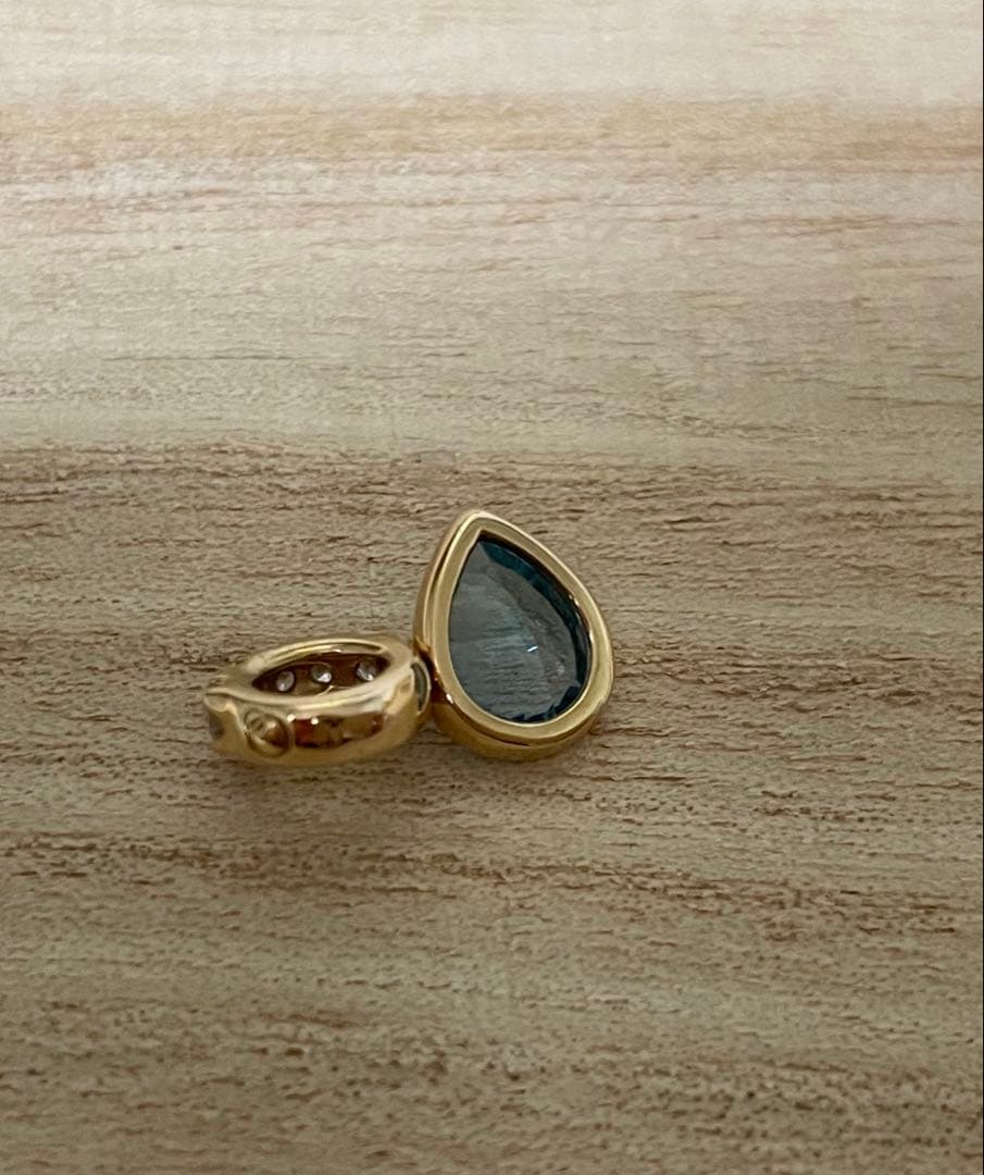 ようこさま専用festaria k18PGブルートパーズ ペンダントトップ