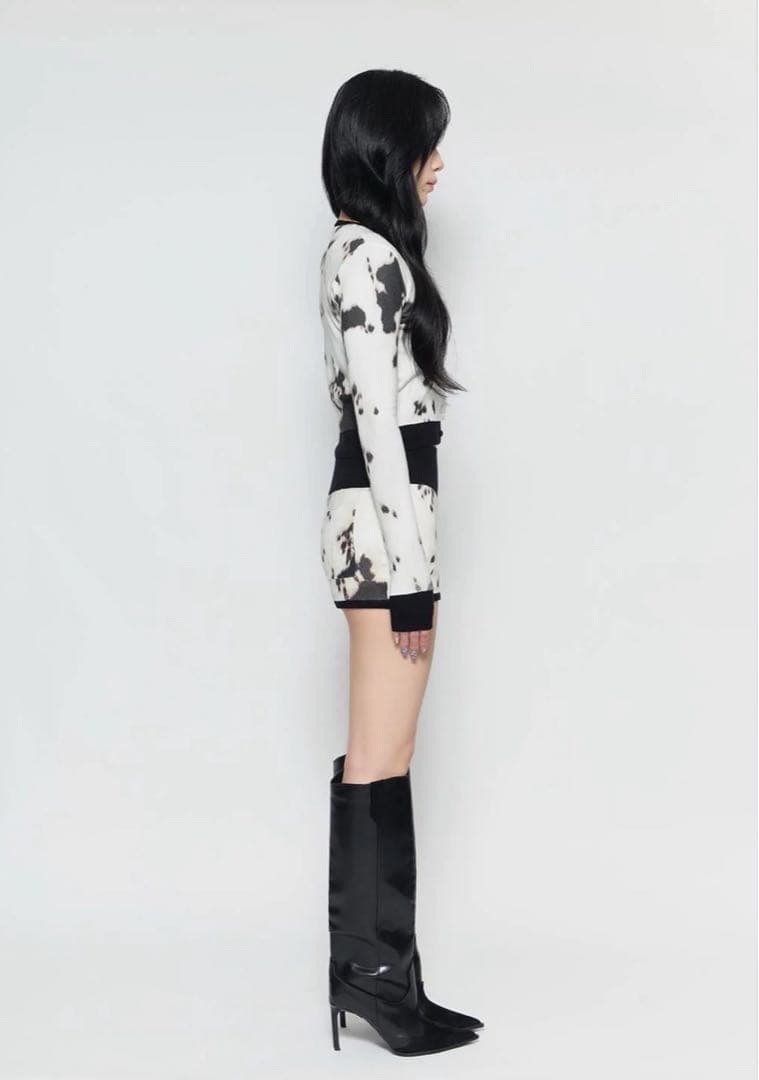 パンツ S dalmation knit shorts theredthread